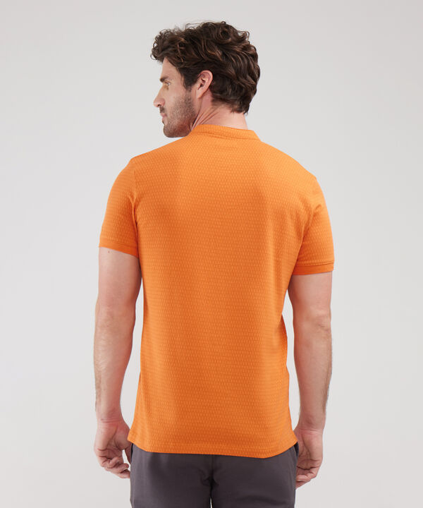 Polo Estampada, Cuello Mao