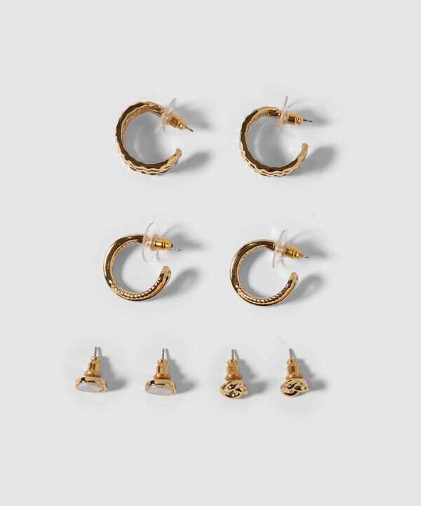 Aretes Set X 4 Pares De Aretes Ref. Kf233-0019-2