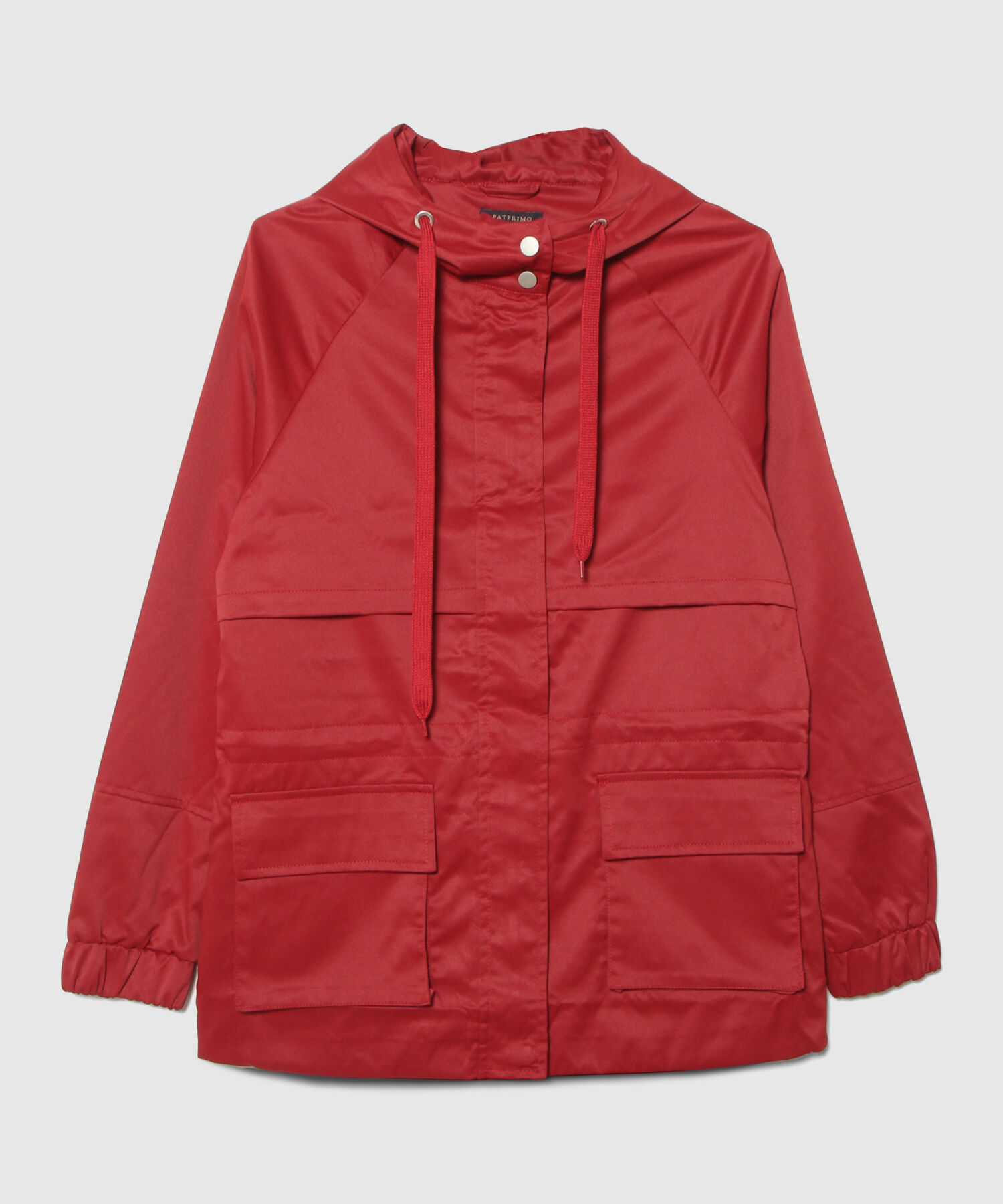 Chaqueta Tipo Parka Manga Larga Con Bolsillos De Fuelle