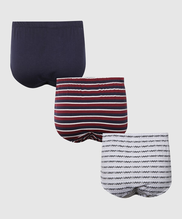 Pack X 3 Pantaloncillos Clásicos En Algodón 