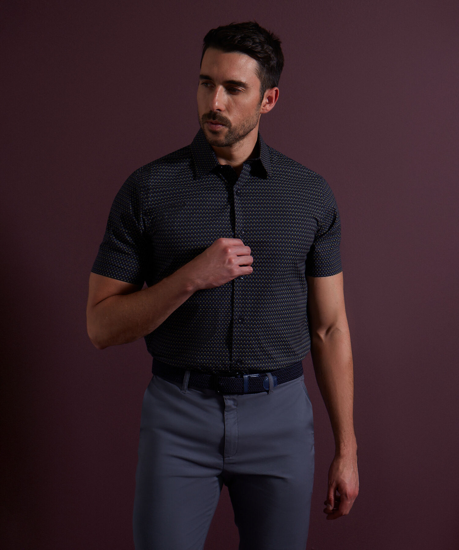 Camisa Manga Corta Estampada