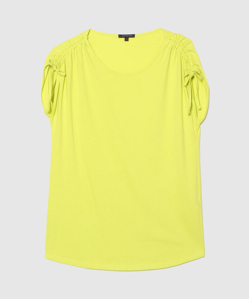 Camiseta Manga Corta con Recogido 