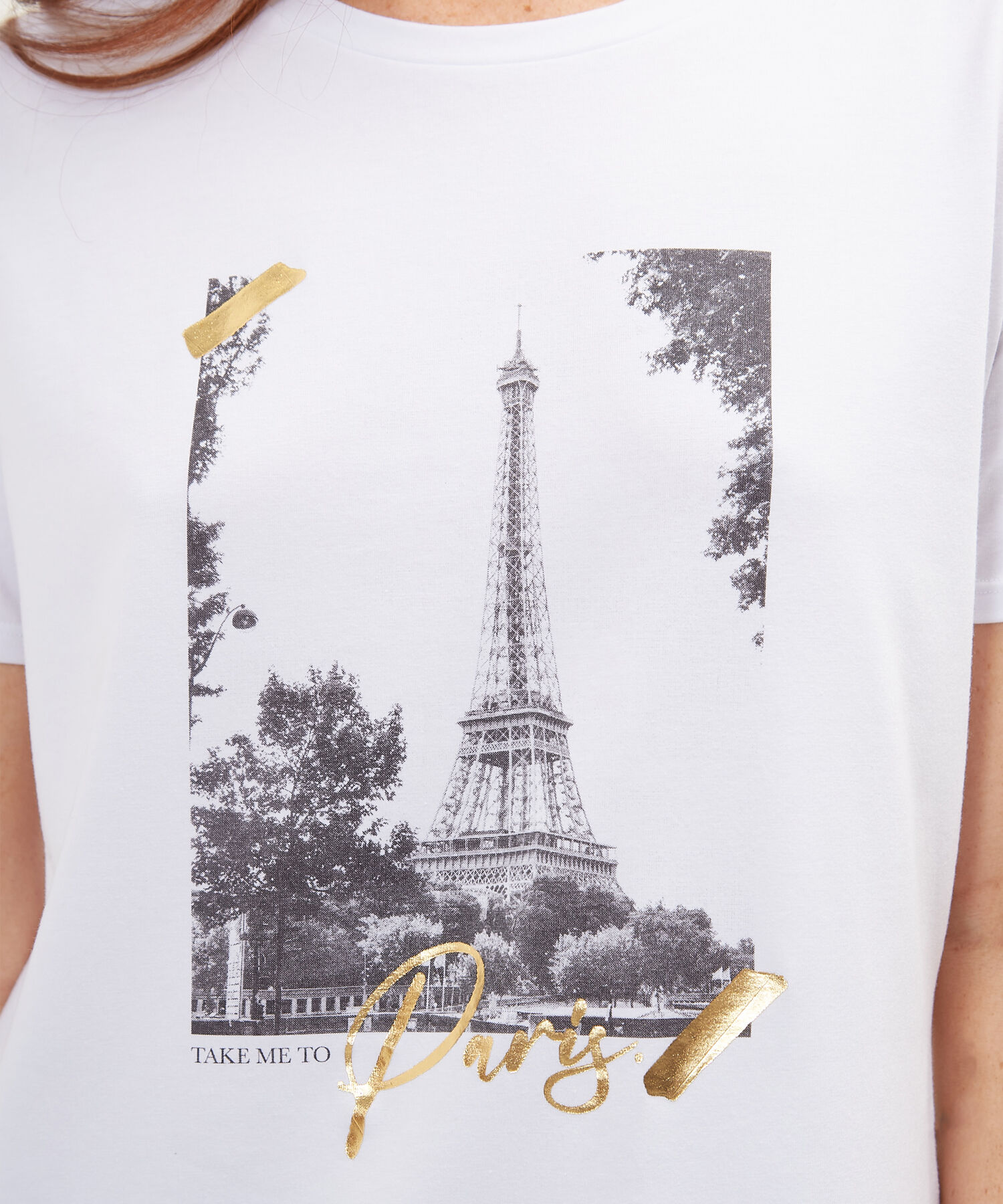 Camiseta Manga Corta Corrida Con Screen En Frente