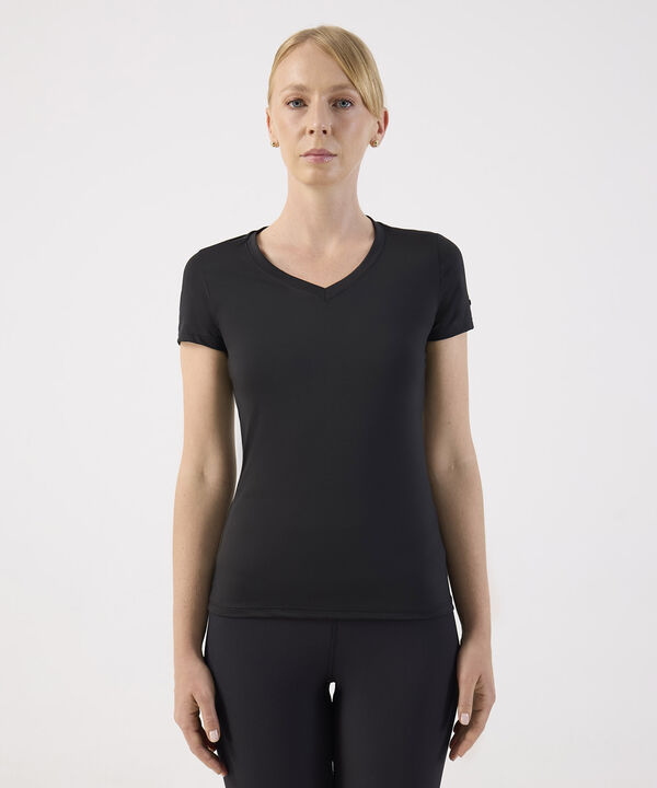 Camiseta B&aacute;sica de Cuello en V image number null