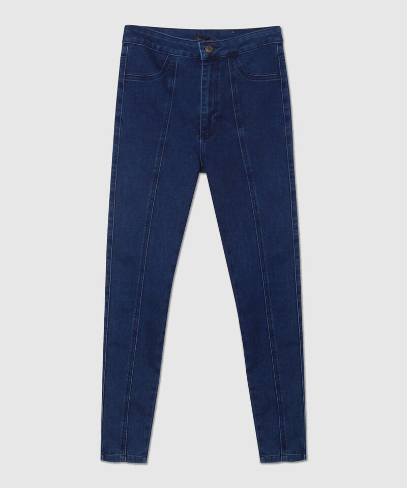 Jeggings Tiro Alto Tono Azul