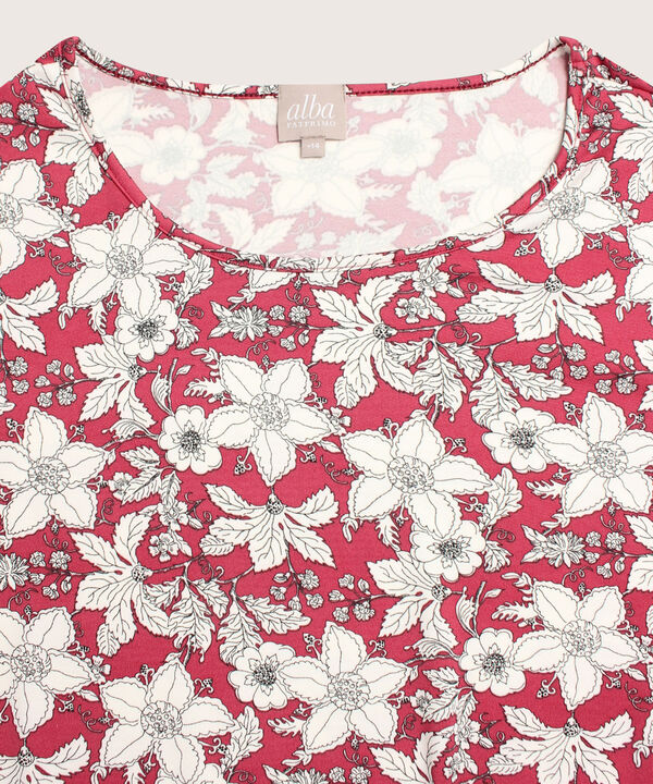 Camiseta mujer manga 3/4 estampada image number null