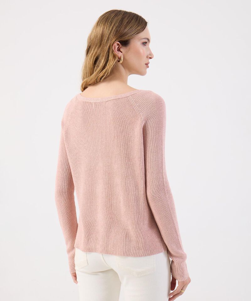 Saco Fino Tejido Cuello V Elegante Para Mujer