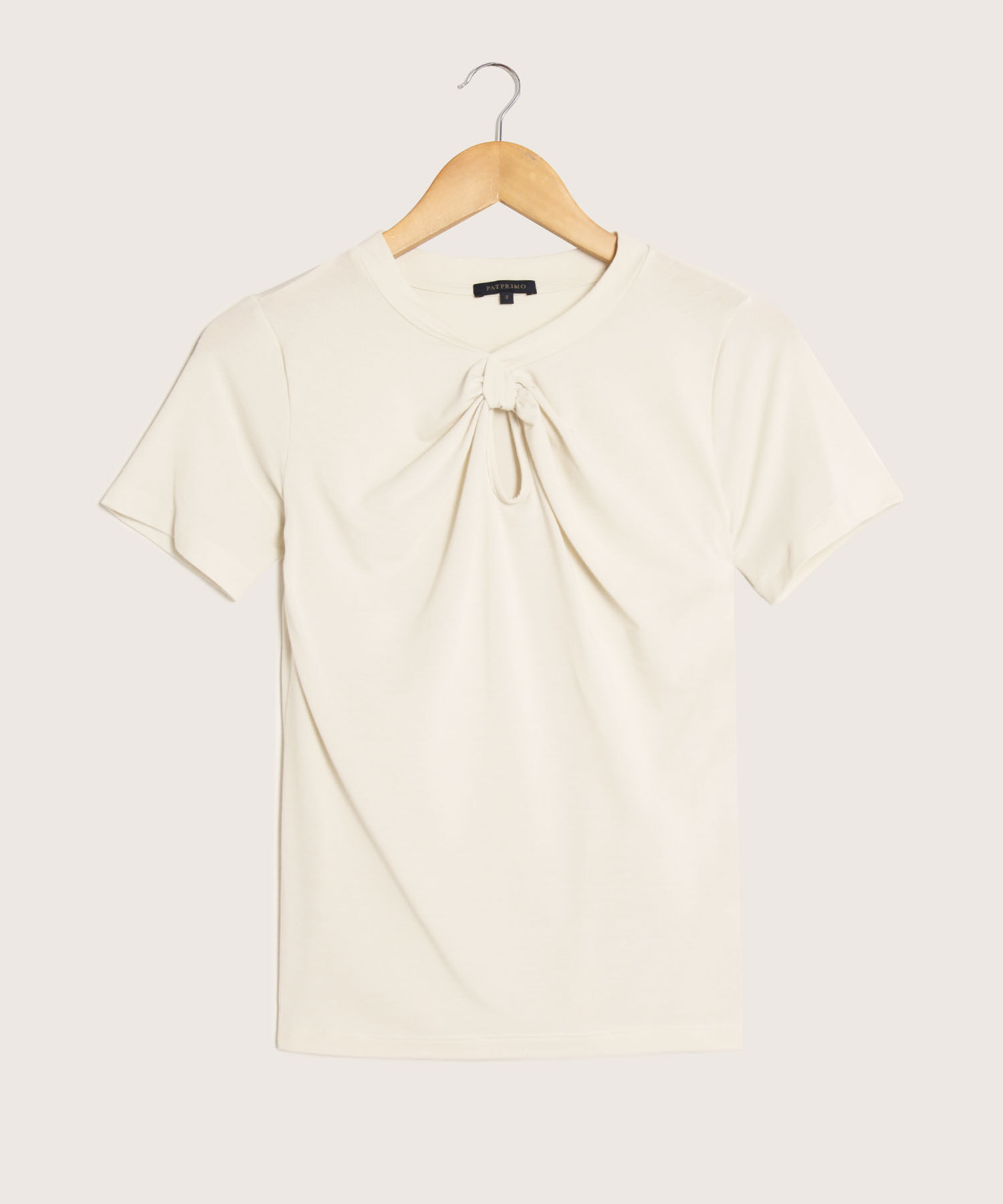 Camiseta Unicolor Manga Corta