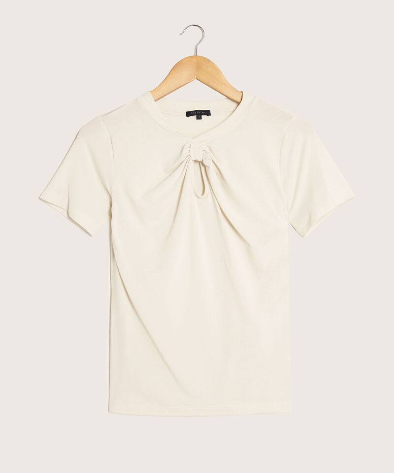 Camiseta Unicolor Manga Corta