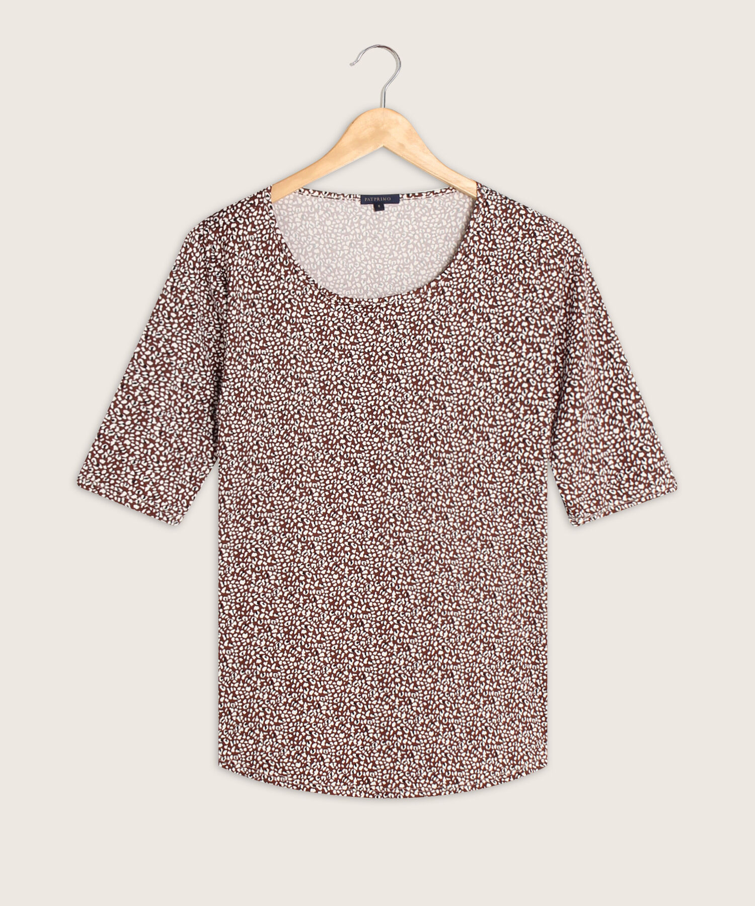 Camiseta manga corta estampada