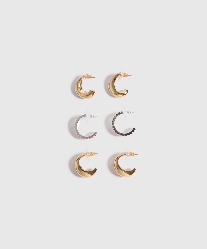Pack x 3 Aretes de Medialuna