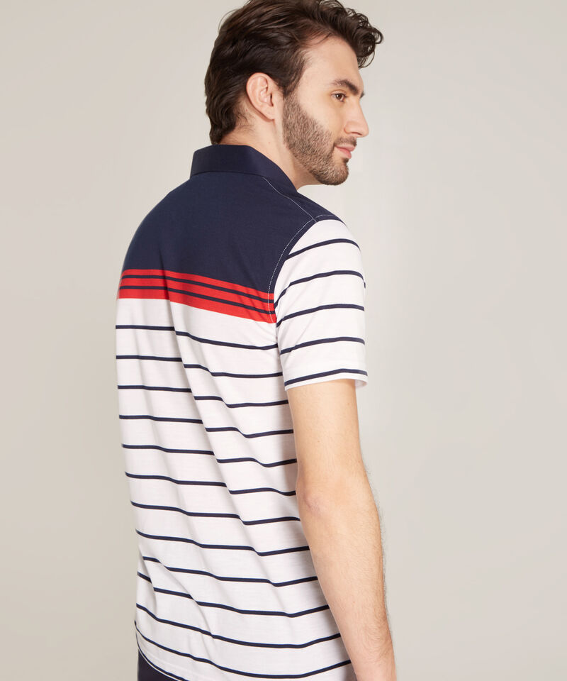 Polo Cuello Duro Rayas