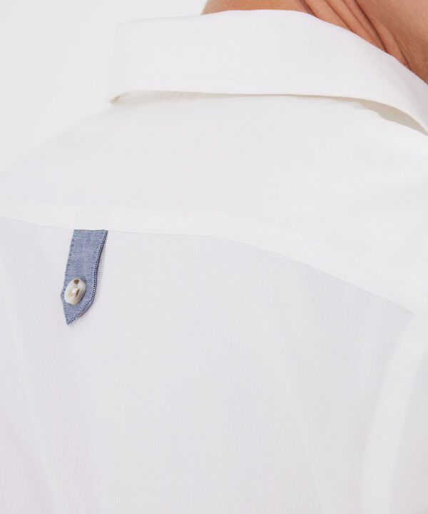 Camisa Manga Corta Con Media Pechera