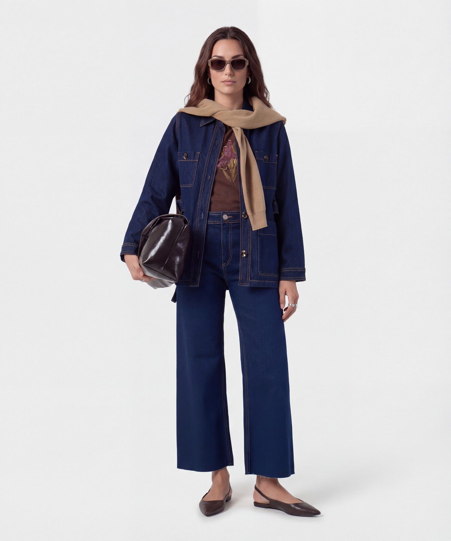 Camiseta Cuello Redondo Cl&aacute;sica Para Mujer