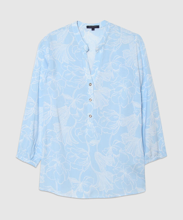 Blusa Manga 3/4 Estampada