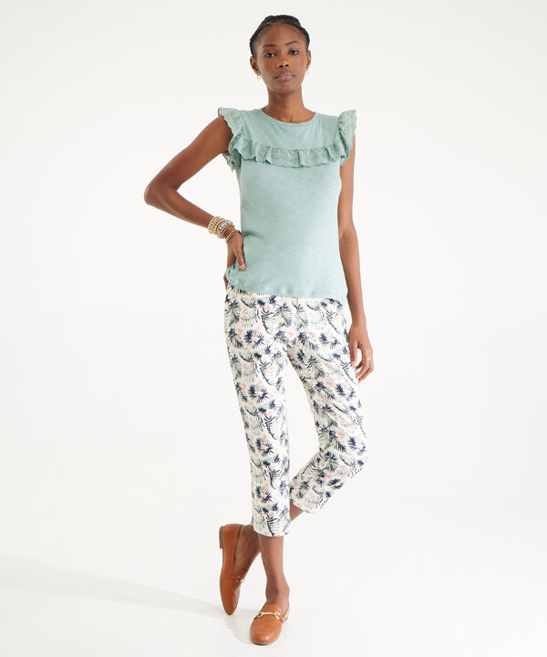 Pantalón Capri Estampado