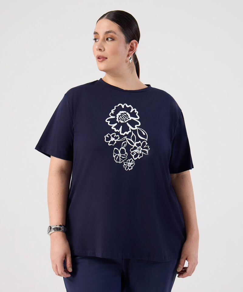 Camiseta Manga Corta para Mujer Curvy