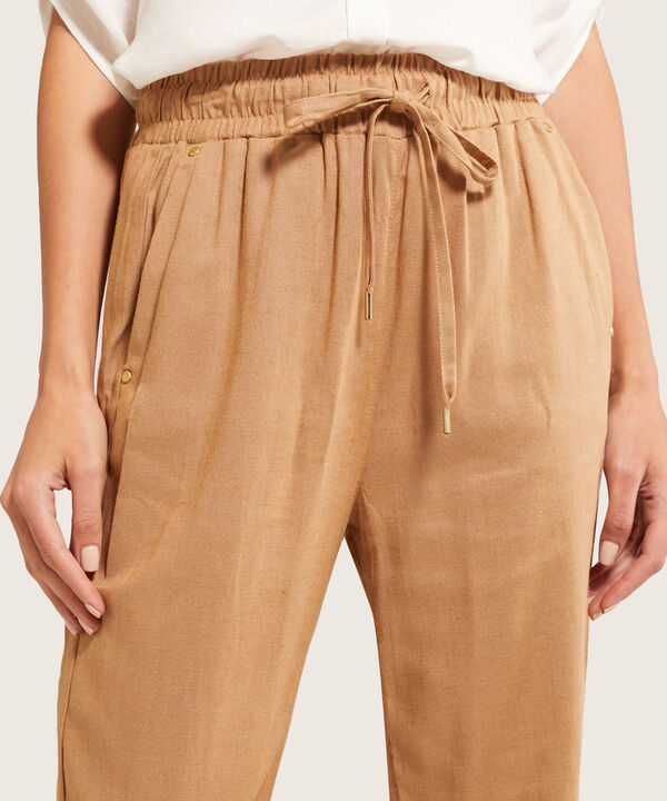 Pantalón en Efecto Lino