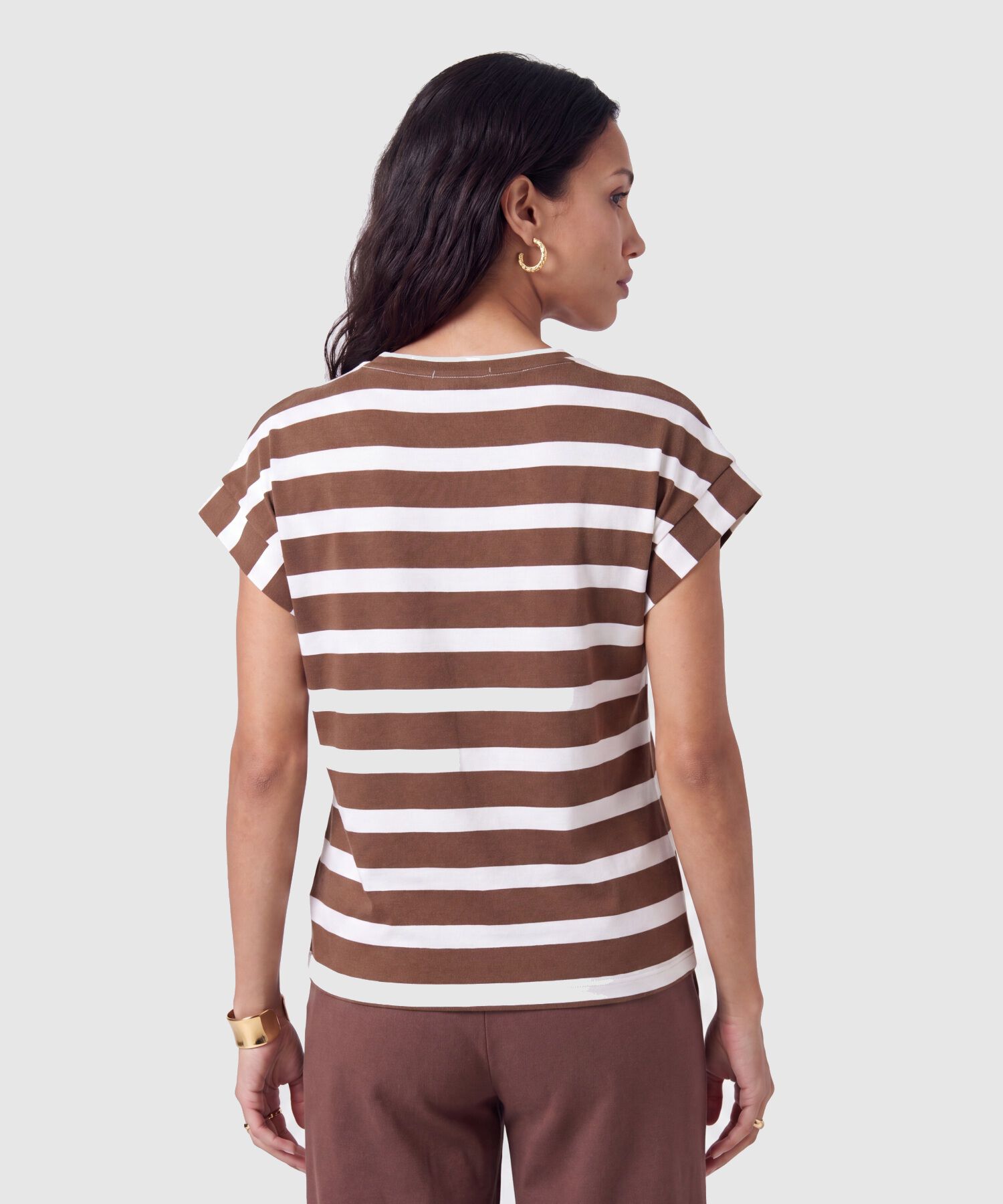 Camiseta Cuello Redondo Manga Corta Mujer