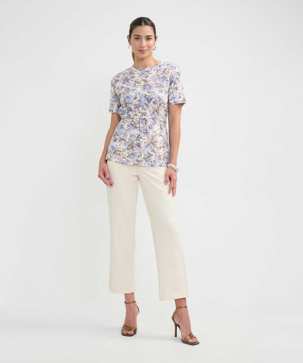 Camiseta Estampado de Manchas