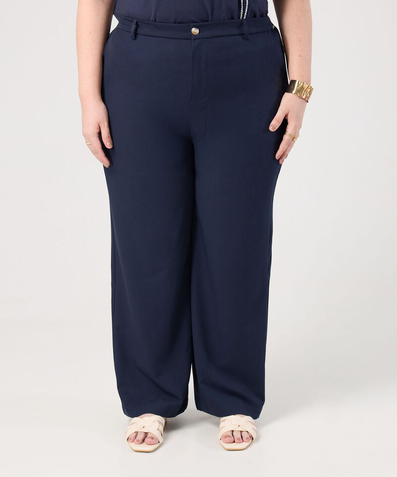 Pantal&oacute;n Cl&aacute;sico Recto Para Mujer Curvy