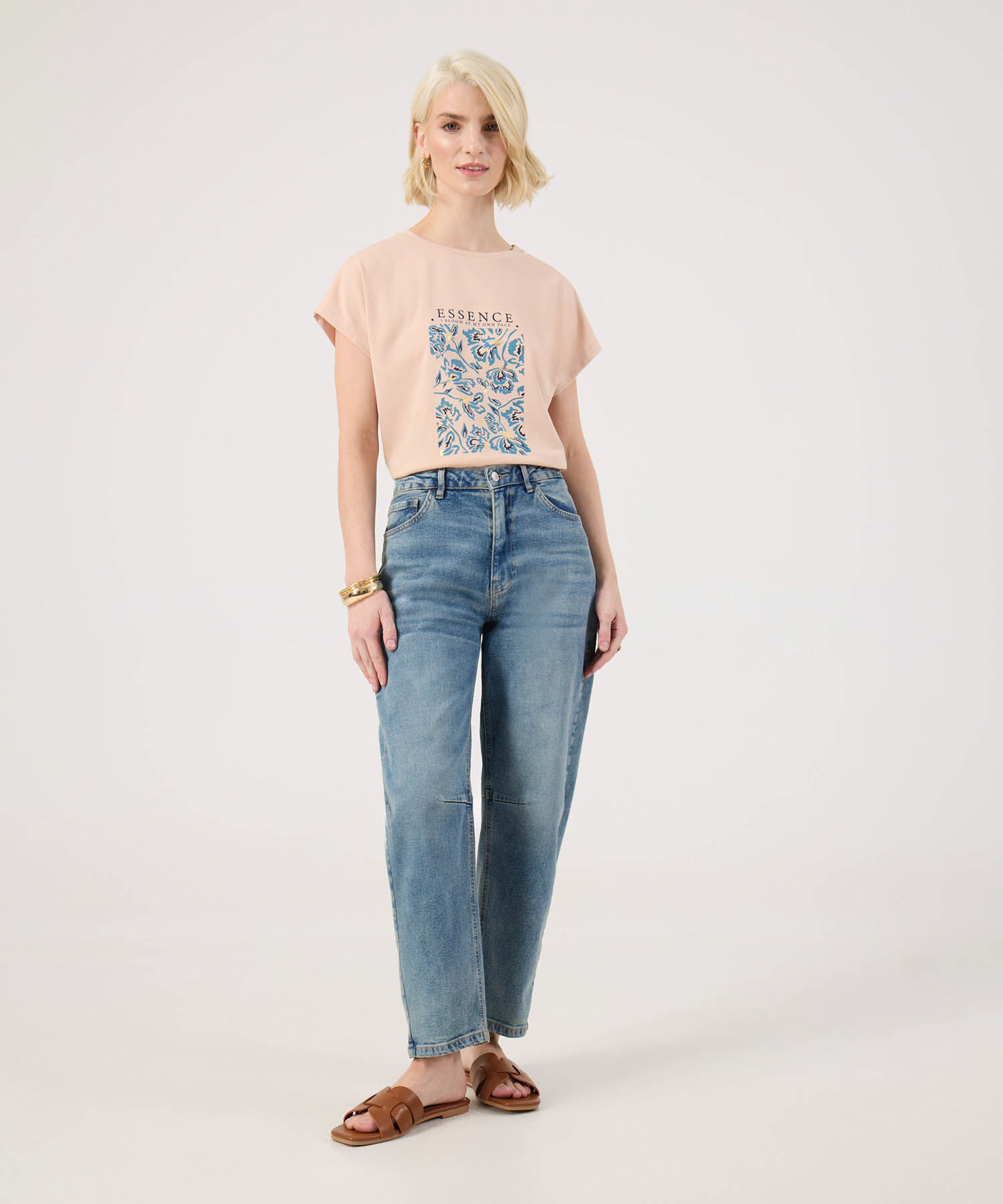 Camiseta Manga Corta Con Estampado