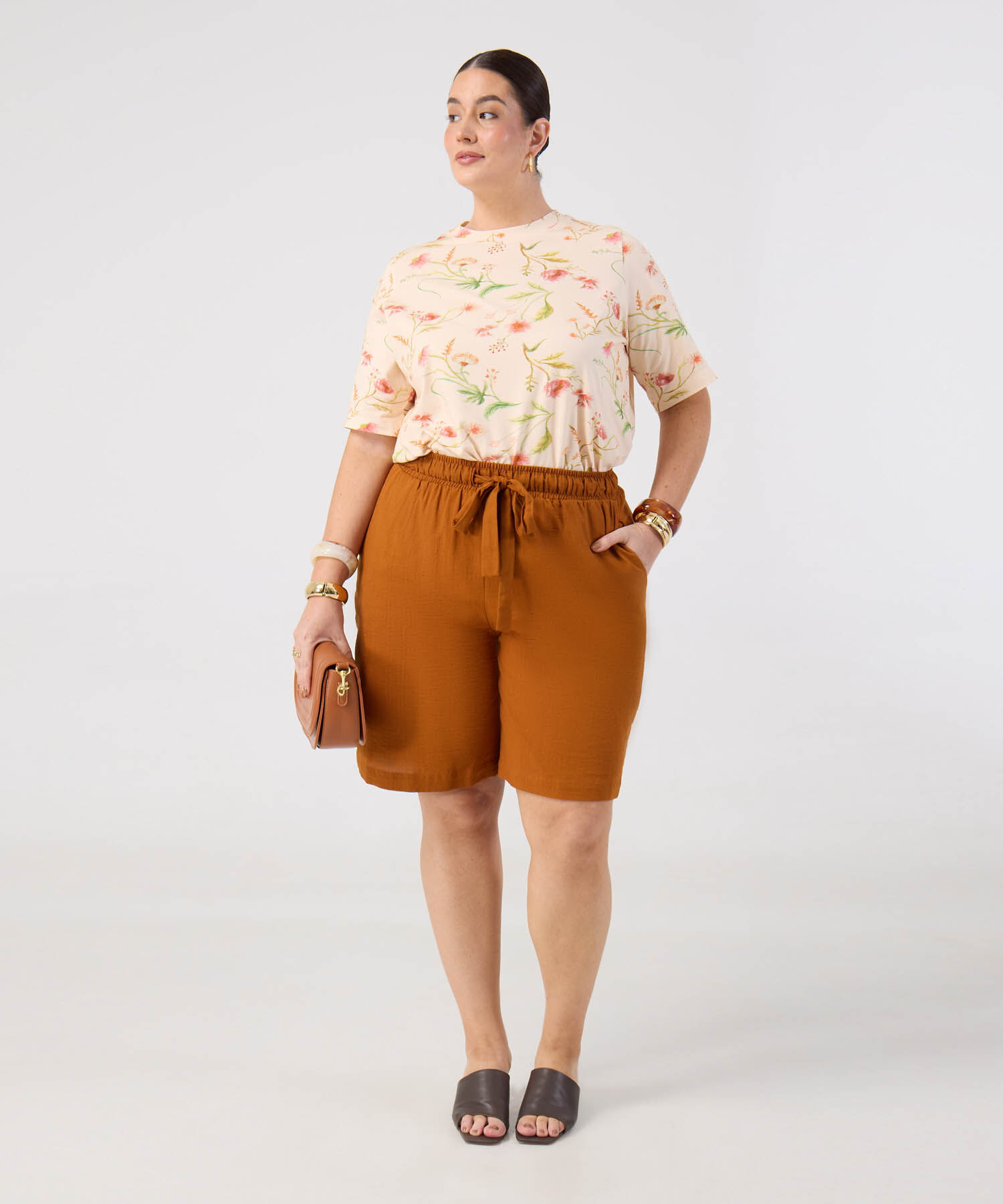 Camiseta con Estampado para Mujer Curvy