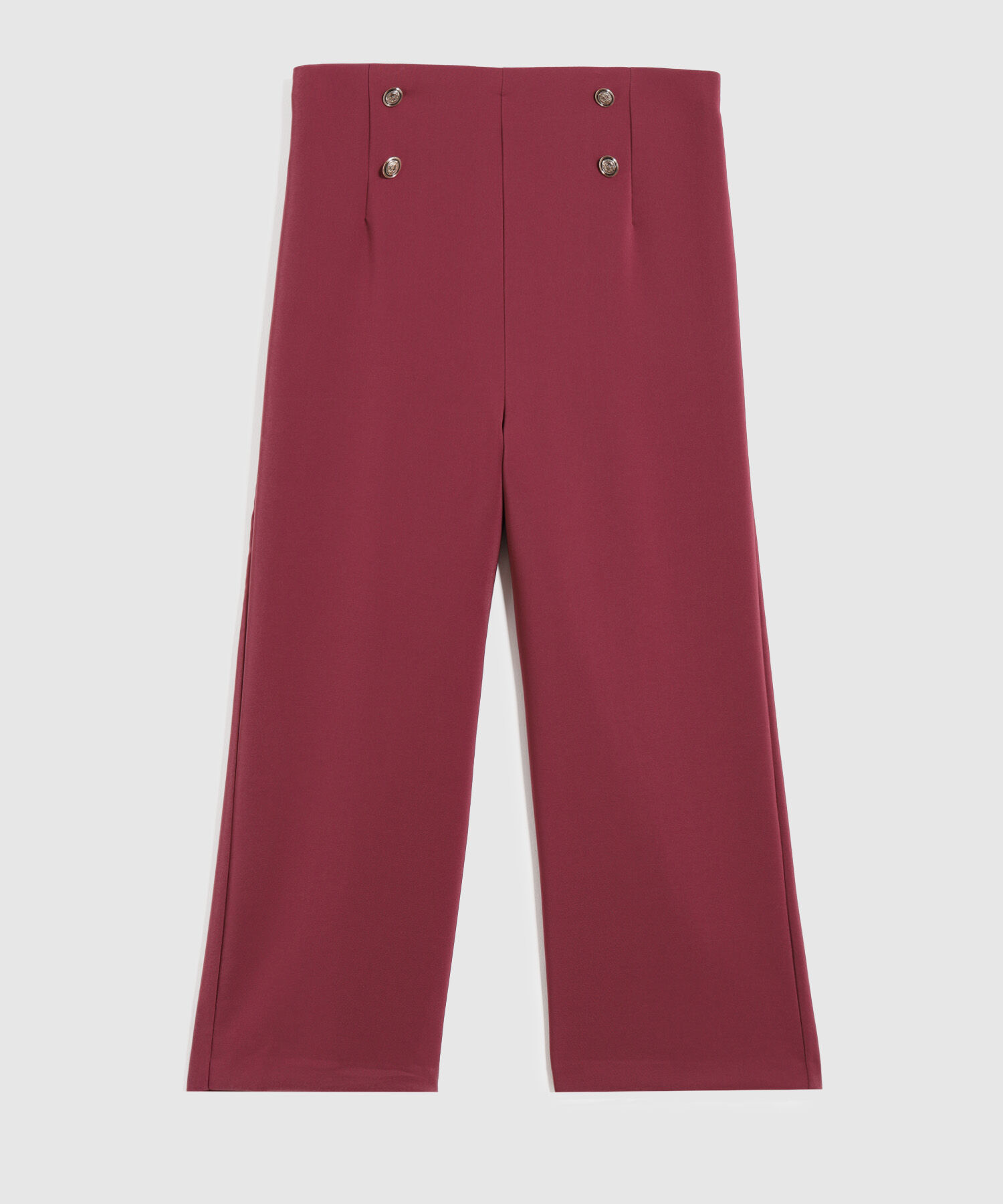 Pantalón Casual Con Botones