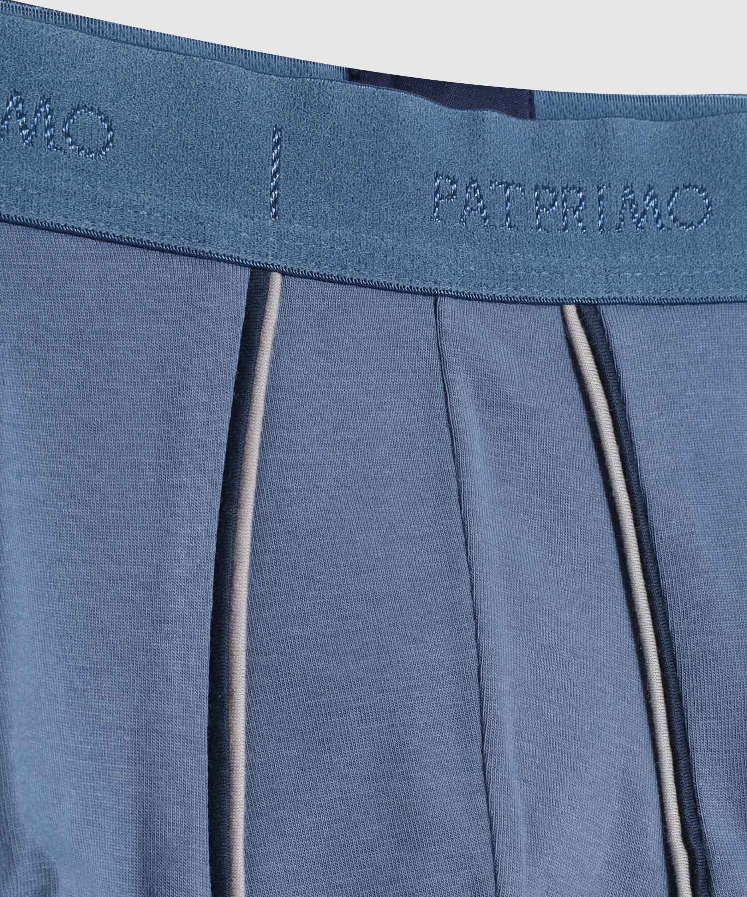 B&oacute;xer Ajustado Con Vivo En Contraste Hombre