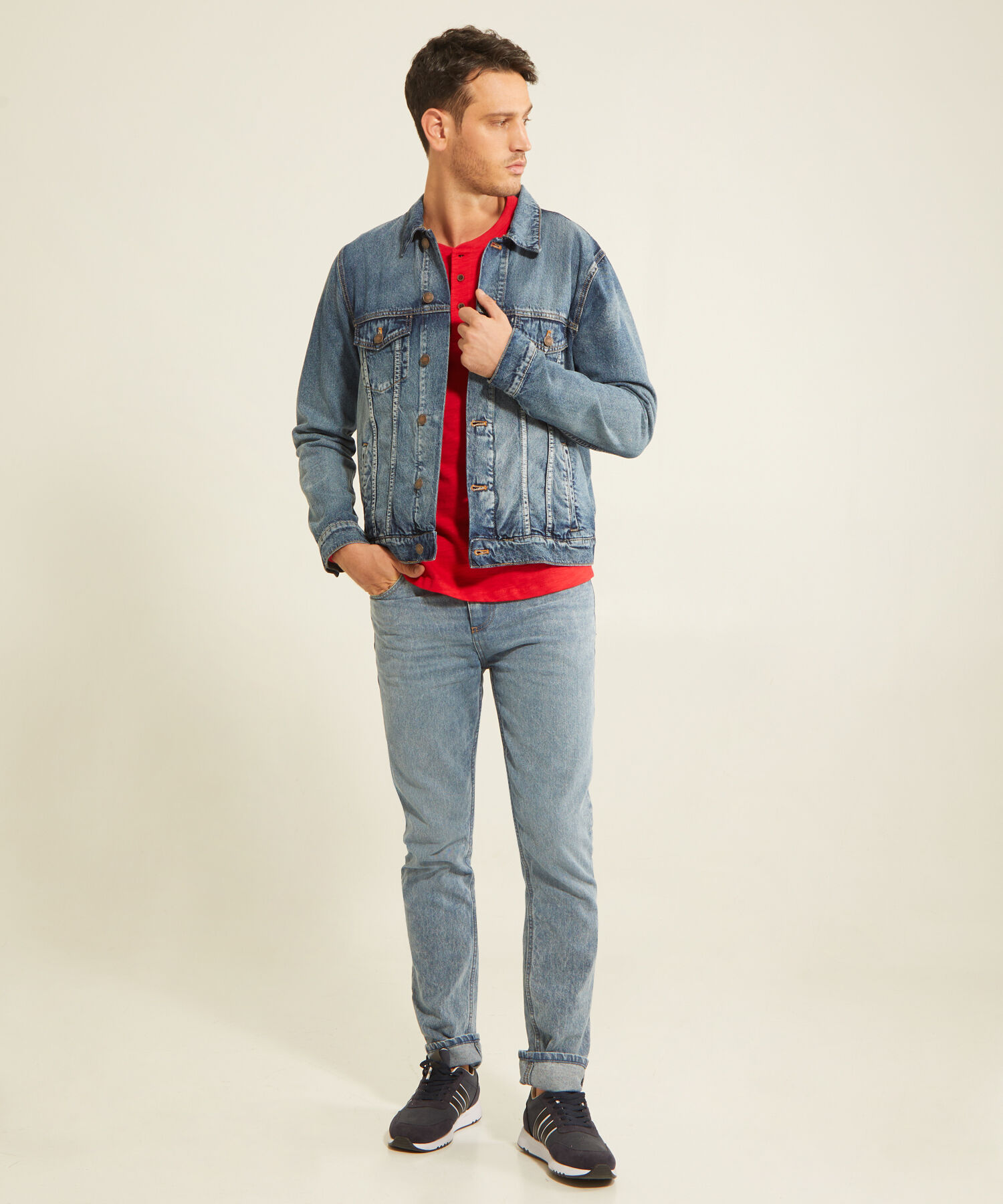 Jean Regular Tono Azul Medio