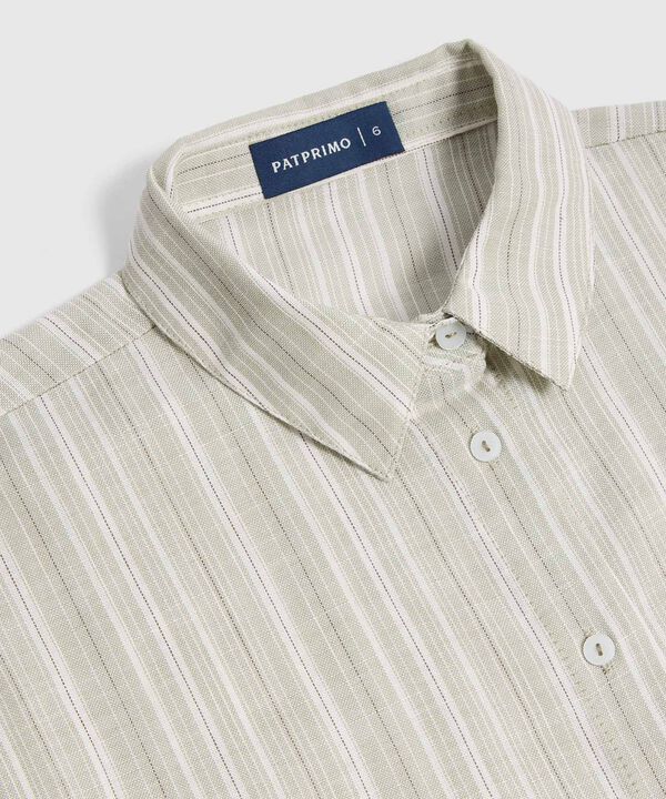 Vestido Camisero con Cintur&oacute;n para Mujer image number null