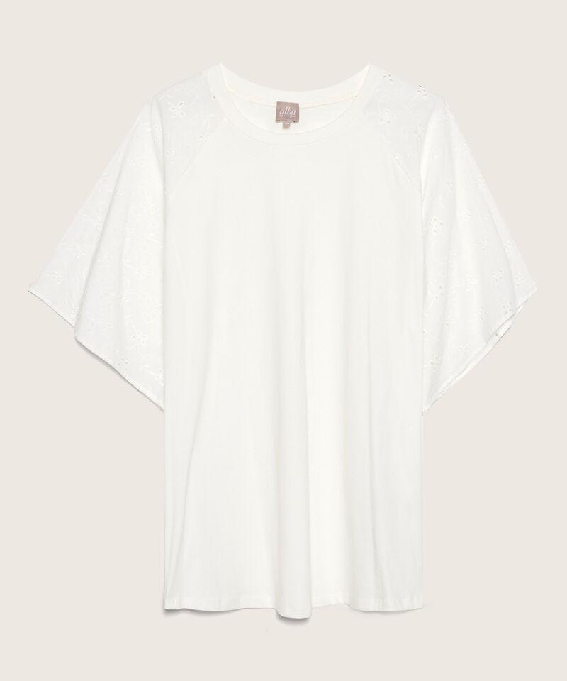 Camiseta Manga al Codo en Ojalillo