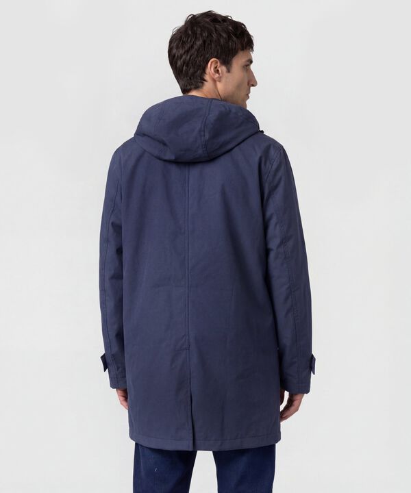 Chaqueta Tipo Parka Con Capucha Para Hombre