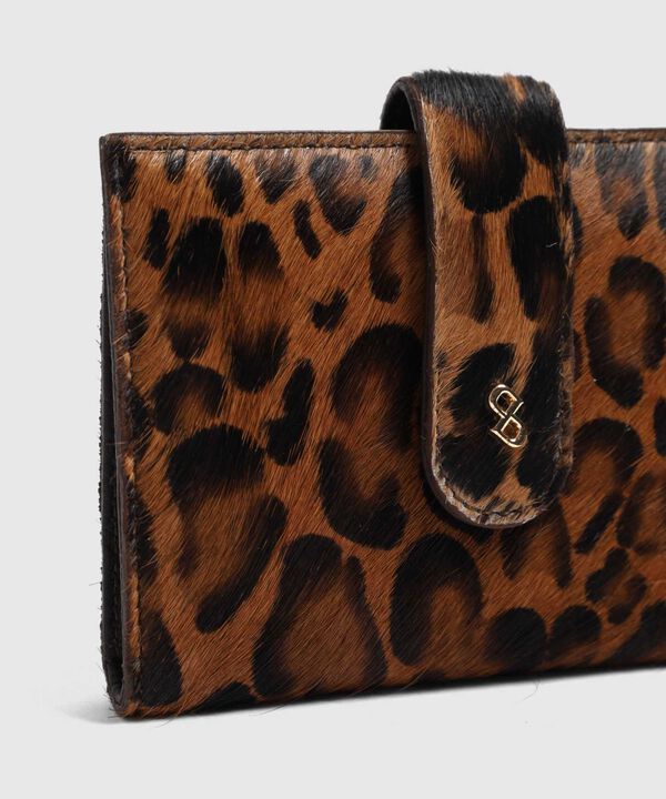 Billetera Compacta con Broche Mujer