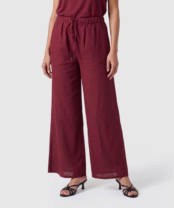 Pantal&oacute;n Bota Ancha Con Cord&oacute;n Para Mujer image number null