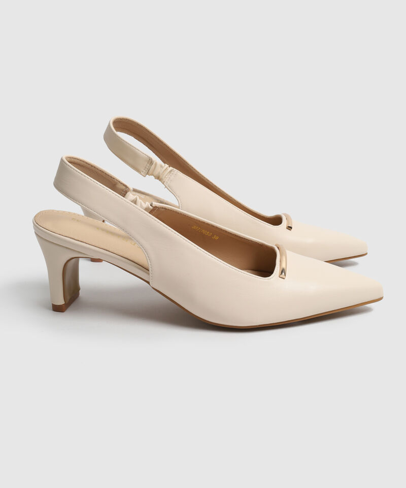Tacones Mujer Destalonados Con Detalle