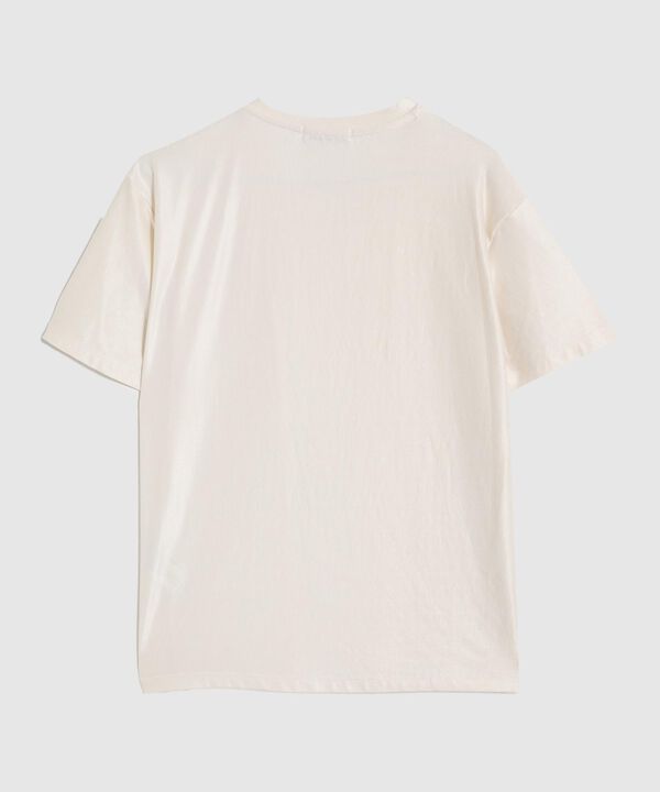 Camiseta Unicolor Con Textura  image number null