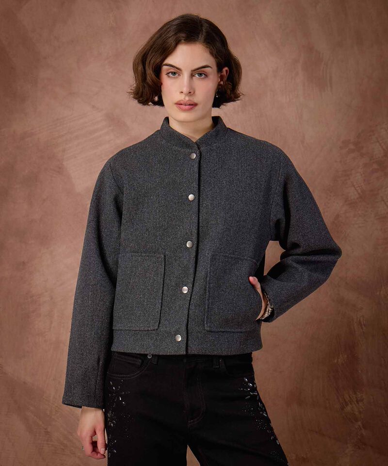 Chaqueta Corta Estilo Boxer