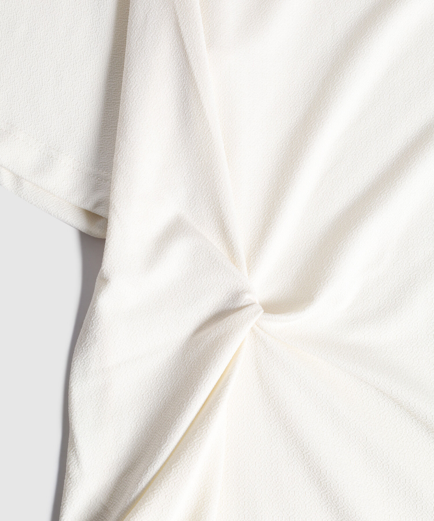 Camiseta Para Mujer con Detalle de Nudo Lateral