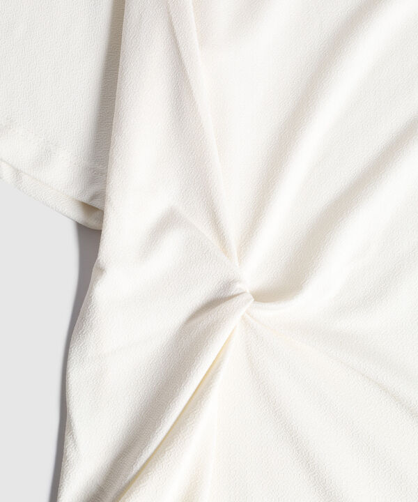 Camiseta Para Mujer con Detalle de Nudo Lateral image number null