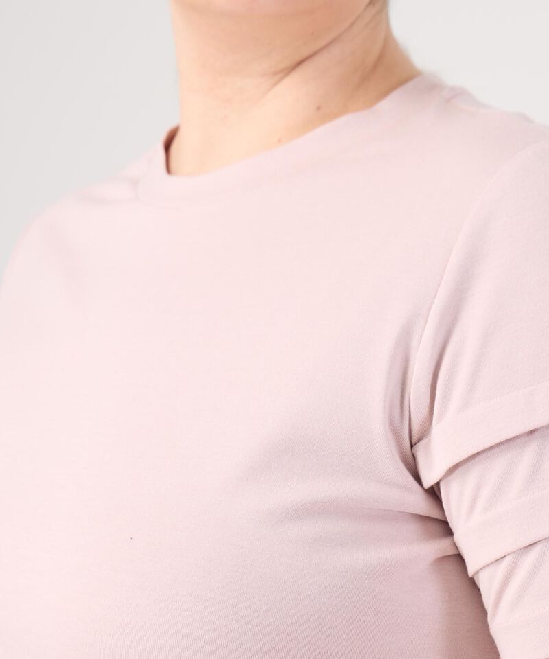 Camiseta Con Detalle En Mangas Para Mujer Curvy