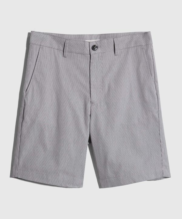 Bermuda Estampada Y Teñido En Prenda