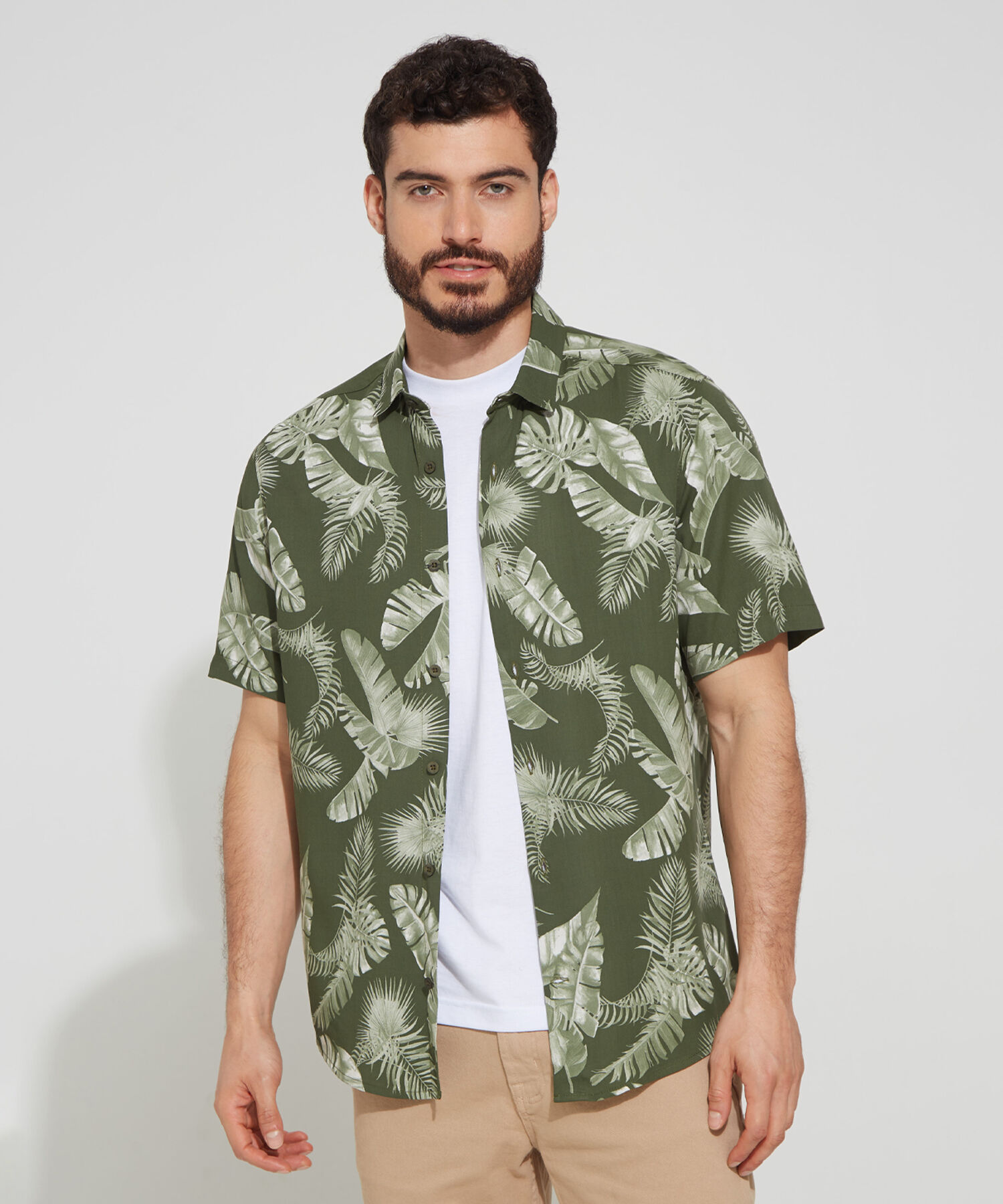 Camisa Manga Corta Estampada