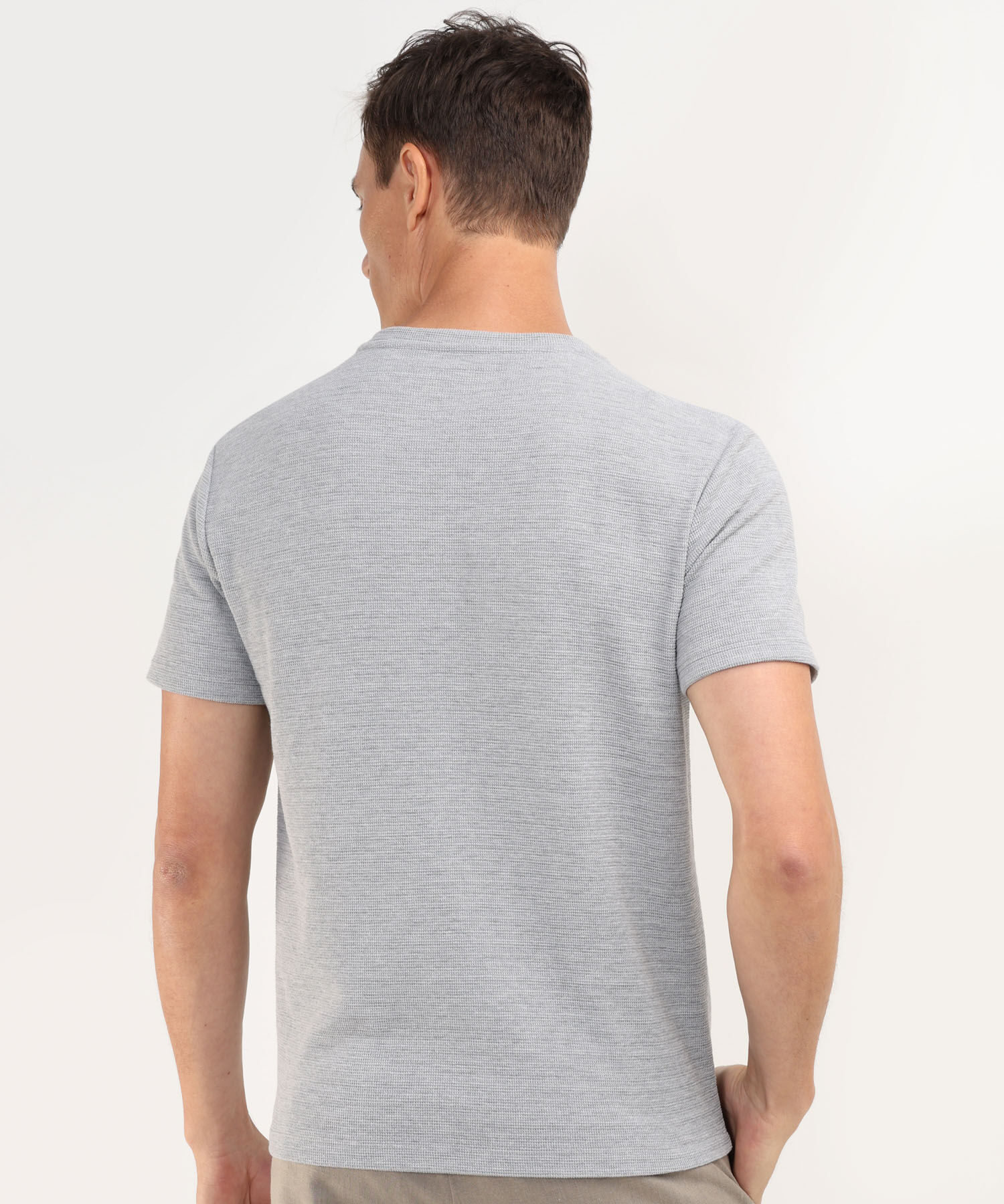 Camiseta Cuello Redondo Tela Textura
