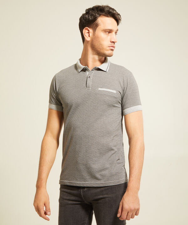Polo Cuello Tejido Estampada image number null