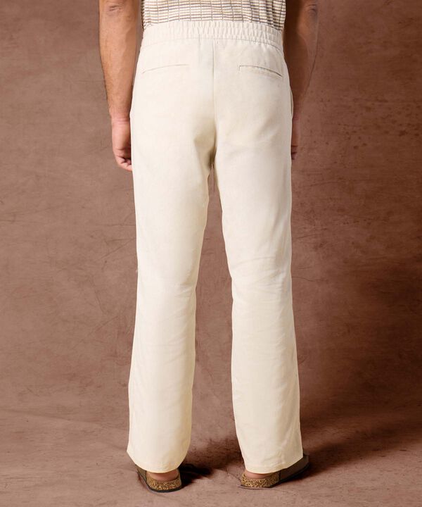 Pantal&oacute;n de Textura Suave Pierna Ancha Para Hombre