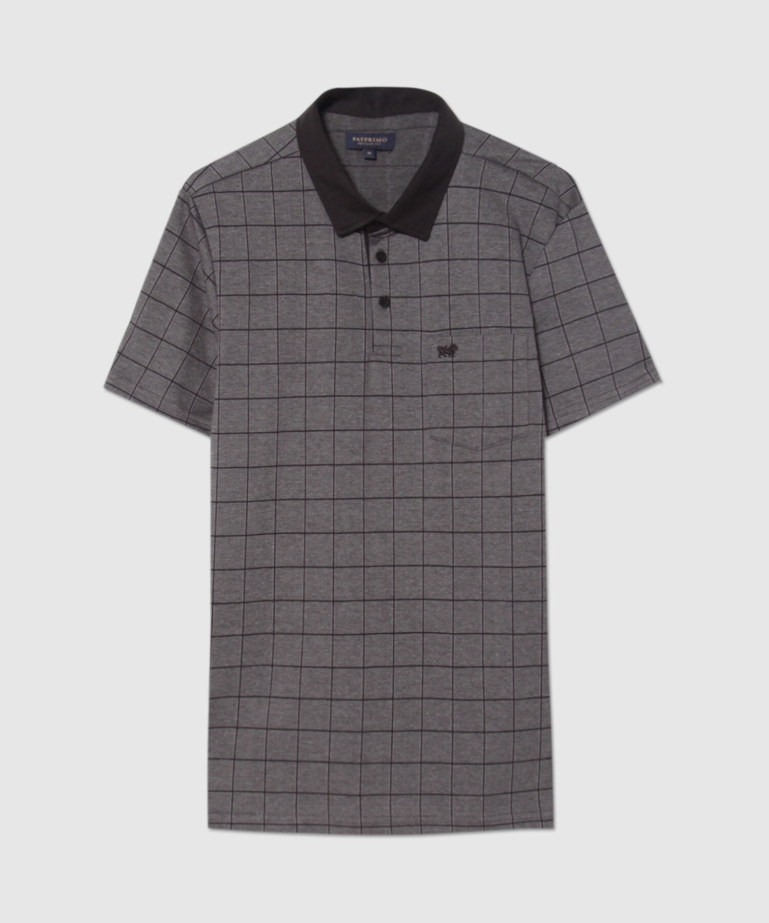 Polo Cuello Duro a Cuadros