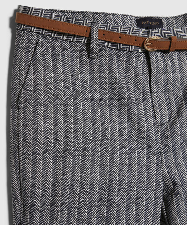Pantalon Chino Estampado