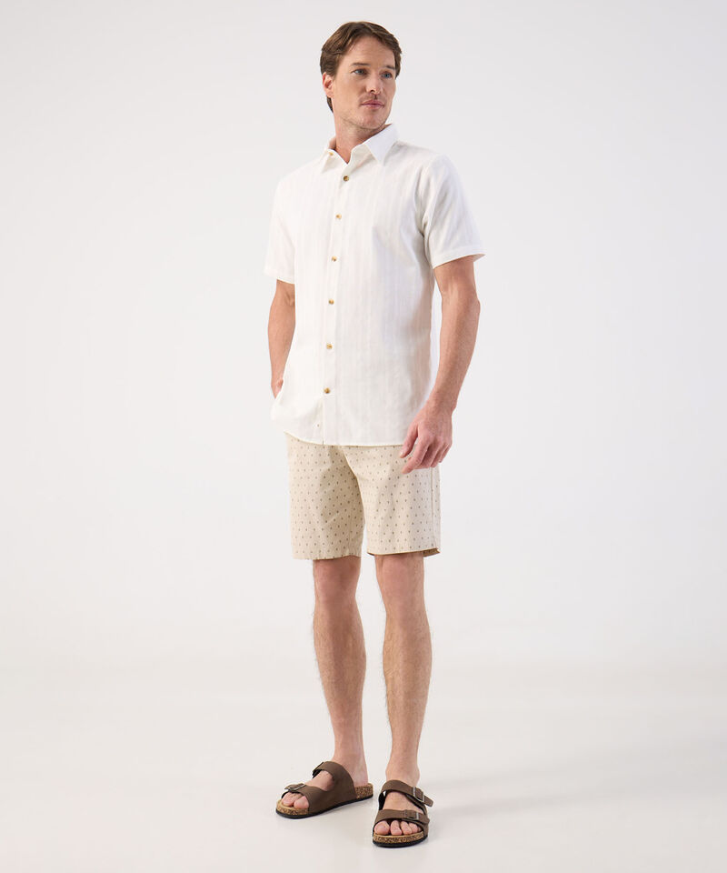 Bermuda Estampada Clásica de Verano Para Hombre