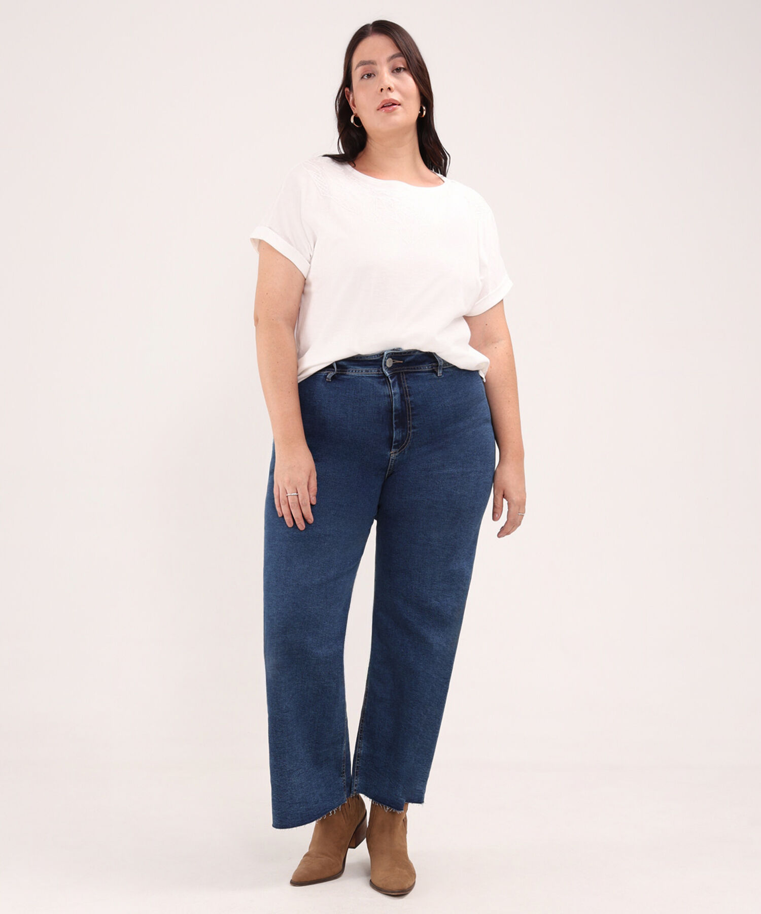 Jean Culotte Tono Azul Medio